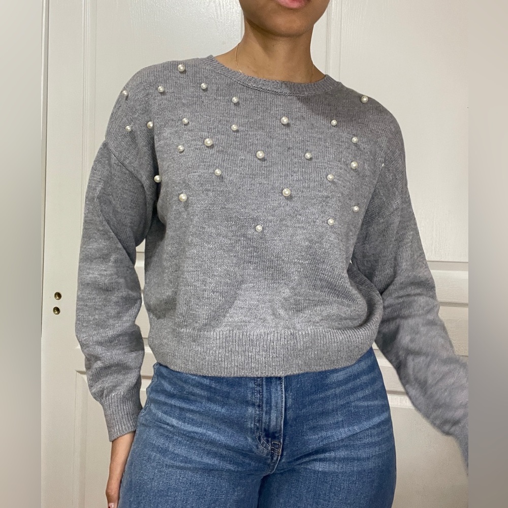 Gray Pearl sweater